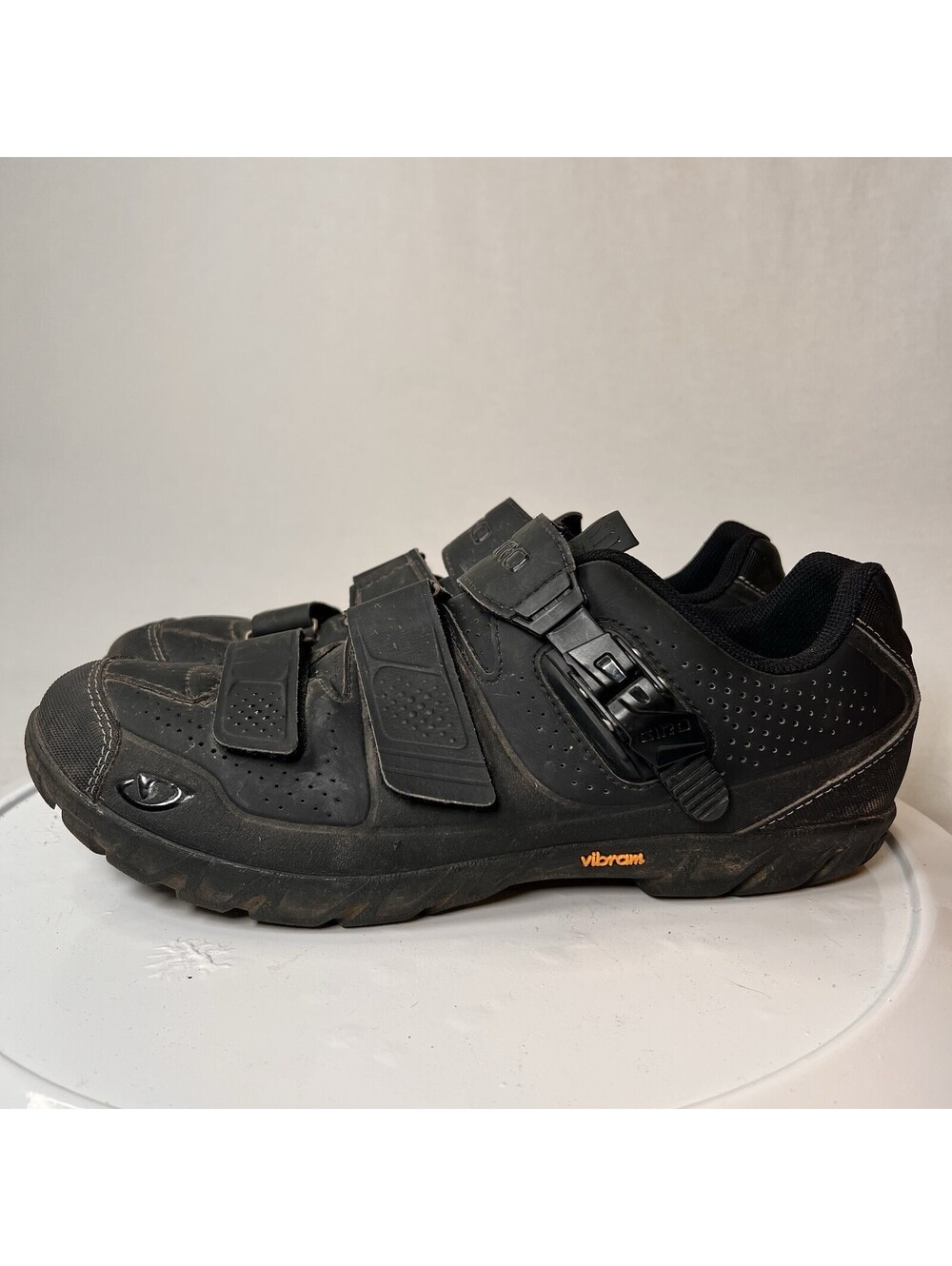 Giro Terraduro MTB Mountain Bike Cycling Shoes Vibram Black Men’s Sz 11 (EU 45)